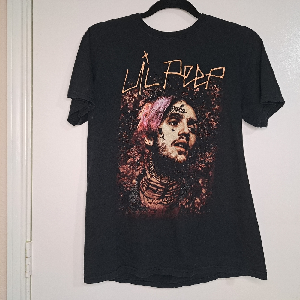 Lil Peep Rapper Hot Topic Tee (M, Black)
